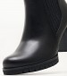 Women Boots 25447.24 Black Leather Marco Tozzi