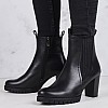 Women Boots 25447.24 Black Leather Marco Tozzi Women Boots 25447.24 Black Leather Marco Tozzi