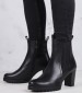 Women Boots 25447.24 Black Leather Marco Tozzi