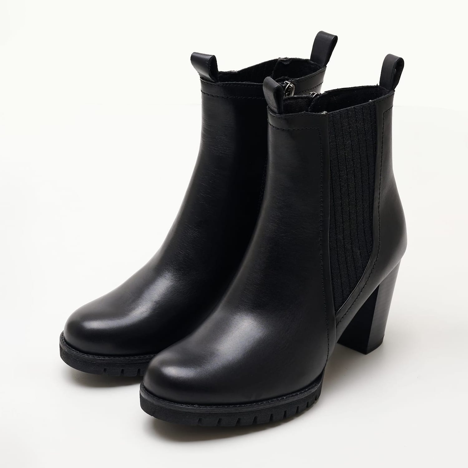 Women Boots 25447.24 Black Leather Marco Tozzi Women Boots 25447.24 Black Leather Marco Tozzi