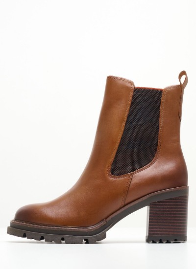 Women Boots 25451 Brown Leather Marco Tozzi