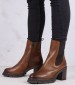Women Boots 25451 Brown Leather Marco Tozzi