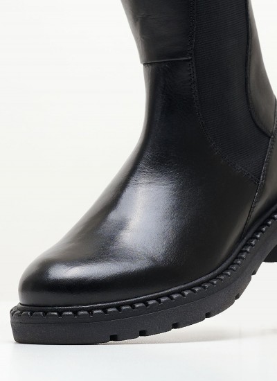 Women Boots 25604 Black Leather Marco Tozzi