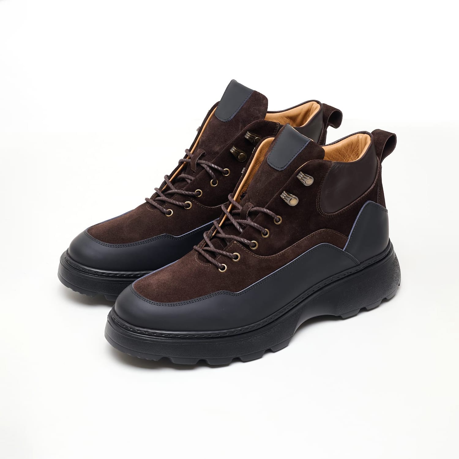 Men Boots 6253 Brown Buckskin Philippe Lang Men Boots 6253 Brown Buckskin Philippe Lang