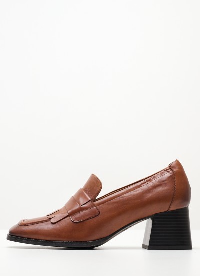 Γυναικεία Flats 28717 Μαύρο Δέρμα Caprice