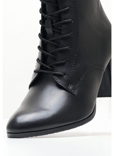 Women Boots 25105 Black Leather Caprice