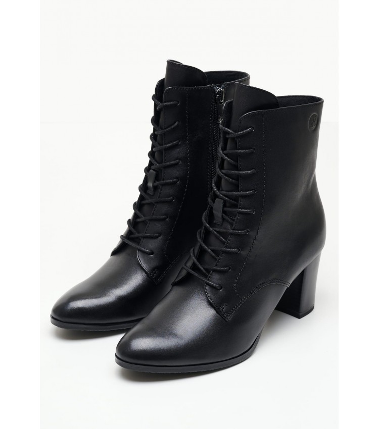 Women Boots 25105 Black Leather Caprice