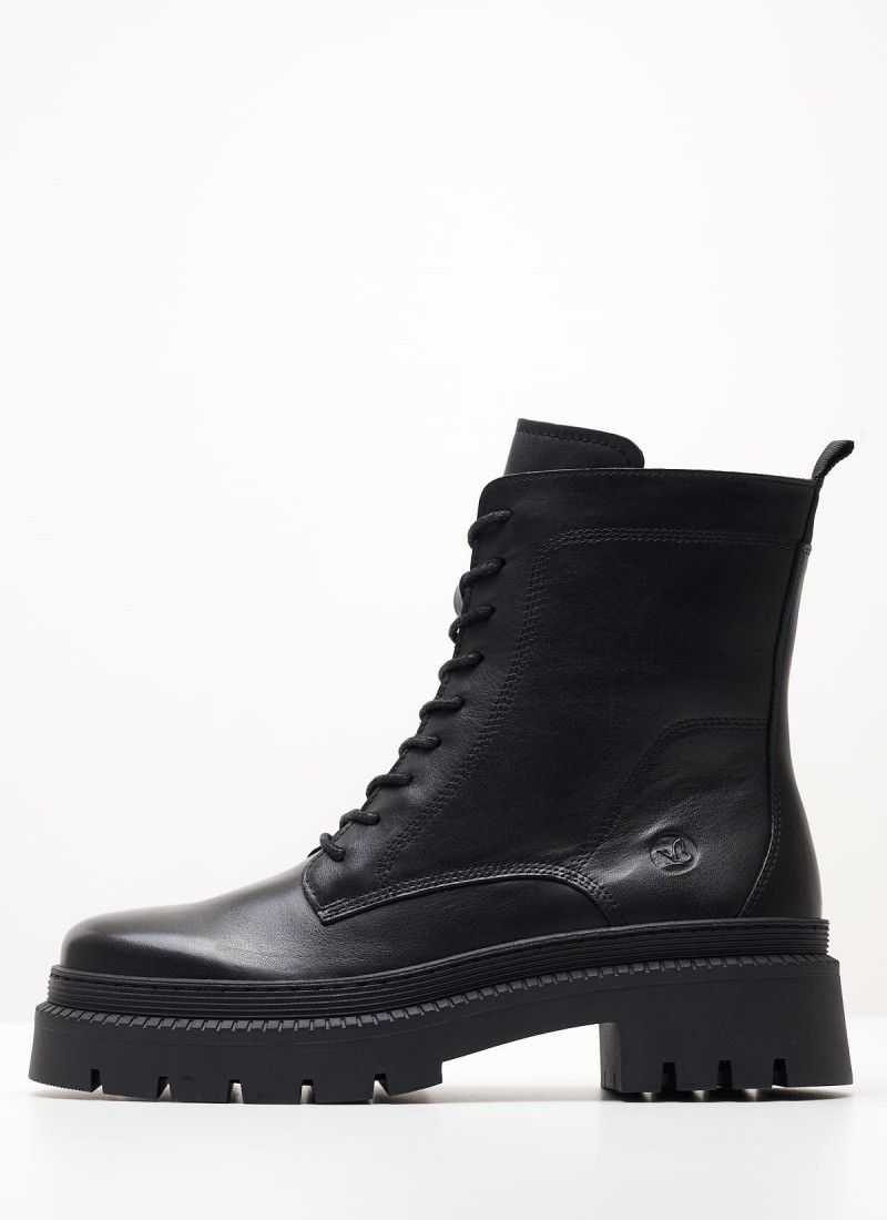 Women Boots from the Caprice brand 25230 Black Leather mortoglou