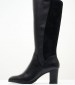 Women Boots 25519 Black Leather Caprice