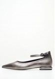 Women Balerinas 25079 Silver Leather Pedro Miralles