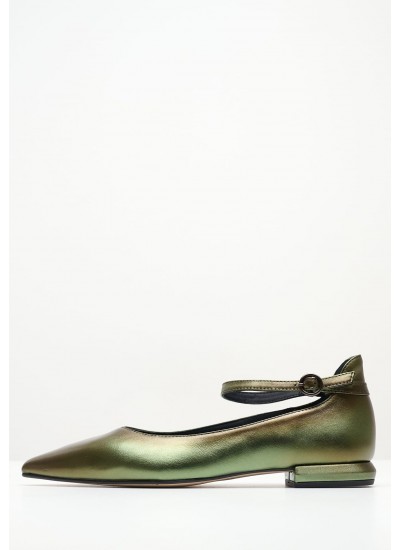 Γυναικείες Μπαλαρίνες Elastic.Ballerina Μαύρο Δέρμα Tommy Hilfiger
