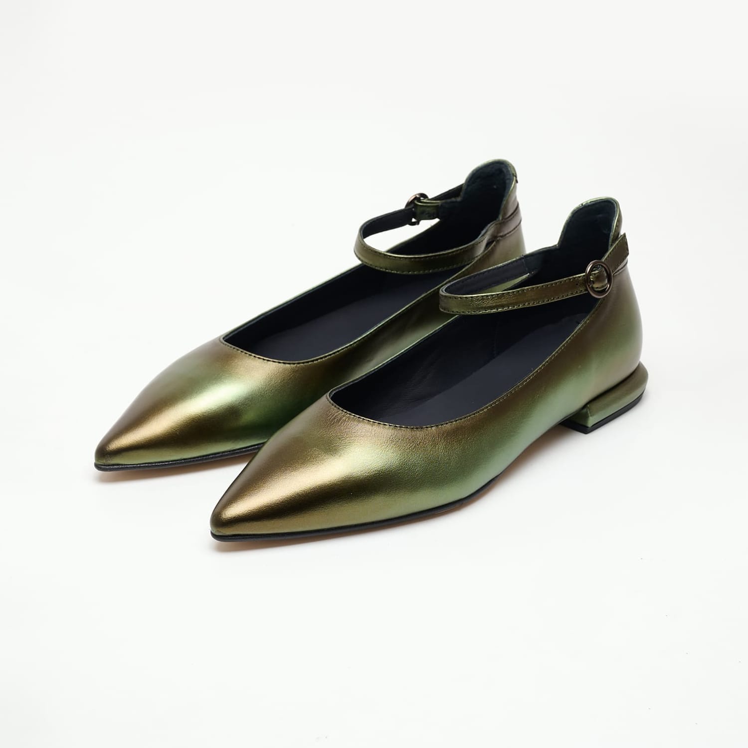Women Balerinas 25079 Green Leather Pedro Miralles Women Balerinas 25079 Green Leather Pedro Miralles