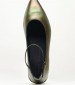 Women Balerinas 25079 Green Leather Pedro Miralles