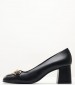 Women Pumps & Peeptoes Low 25452 Black Leather Pedro Miralles