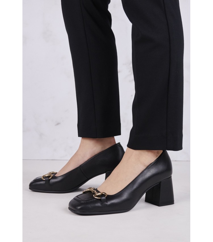 Women Pumps & Peeptoes Low 25452 Black Leather Pedro Miralles