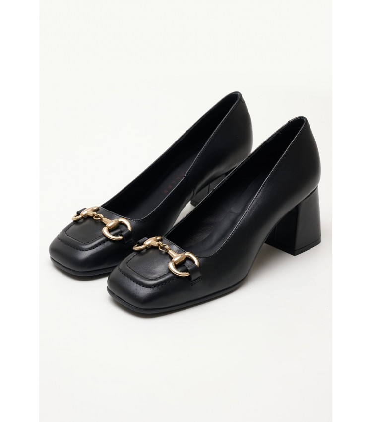 Women Pumps & Peeptoes Low 25452 Black Leather Pedro Miralles