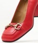 Women Pumps & Peeptoes Low 25452 Red Leather Pedro Miralles