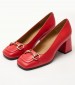 Women Pumps & Peeptoes Low 25452 Red Leather Pedro Miralles