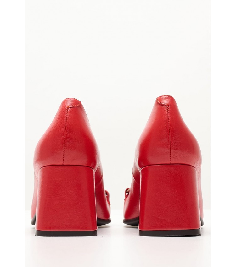 Women Pumps & Peeptoes Low 25452 Red Leather Pedro Miralles