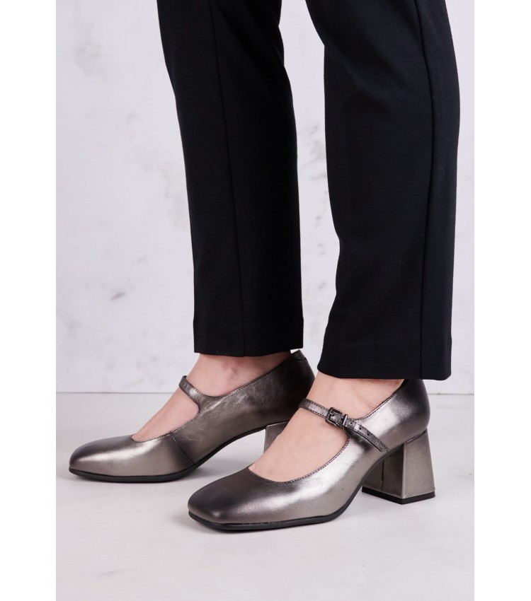 Women Pumps & Peeptoes Low 25455 Silver Leather Pedro Miralles