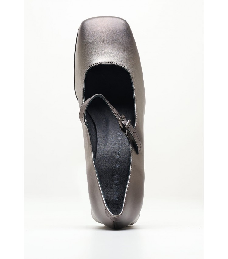 Women Pumps & Peeptoes Low 25455 Silver Leather Pedro Miralles