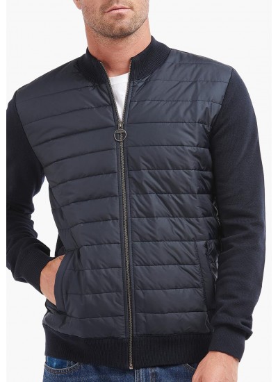 Men Jackets thin Reg.Zip DarkBlue Cotton GANT