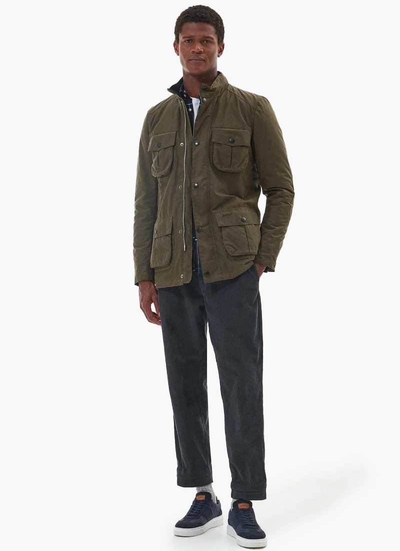 Men Jackets from the Barbour brand Corbridge Olive Polyamide