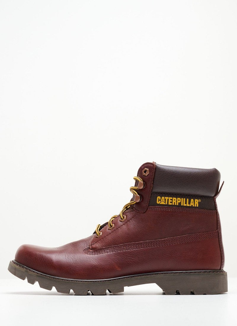 Red caterpillar boots on sale