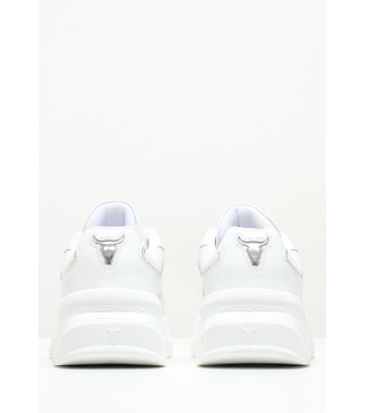 Γυναικεία Παπούτσια Casual Ghosted.Slv Άσπρο Δέρμα Windsor Smith