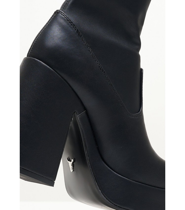 Women Boots Hidden Black Leather Windsor Smith