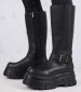 Women Boots Smack Black Leather Windsor Smith