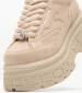 Women Casual Shoes Swerve.Su Beige Buckskin Windsor Smith