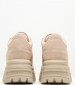 Women Casual Shoes Swerve.Su Beige Buckskin Windsor Smith