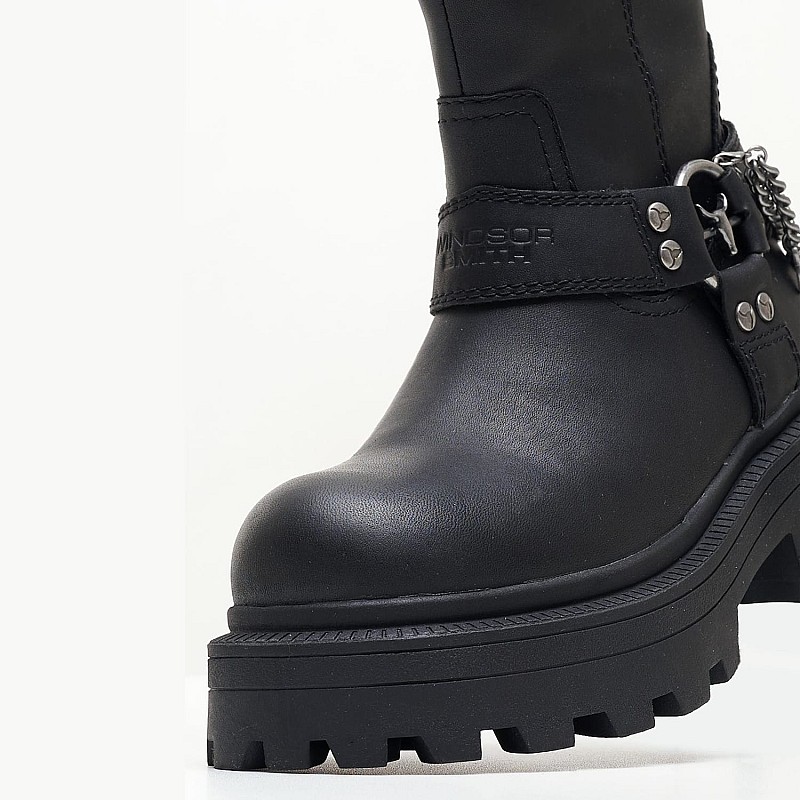Women Boots Thief Black Leather Windsor Smith