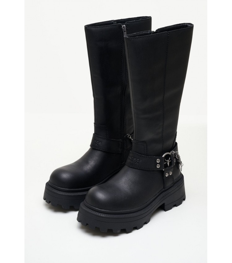 Women Boots Thief Black Leather Windsor Smith