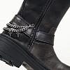 Women Boots Thrilling.Pew Grey Leather Windsor Smith