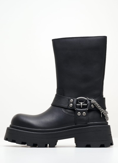 Women Boots Thrilling Black Leather Windsor Smith