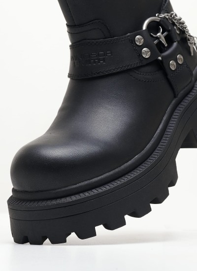 Women Boots Thrilling Black Leather Windsor Smith