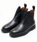 Men Boots Chelsea.Polaris Black Leather Sebago