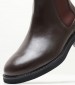 Men Boots Chelsea.Polaris Brown Leather Sebago