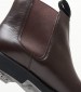 Men Boots Chelsea.Polaris Brown Leather Sebago