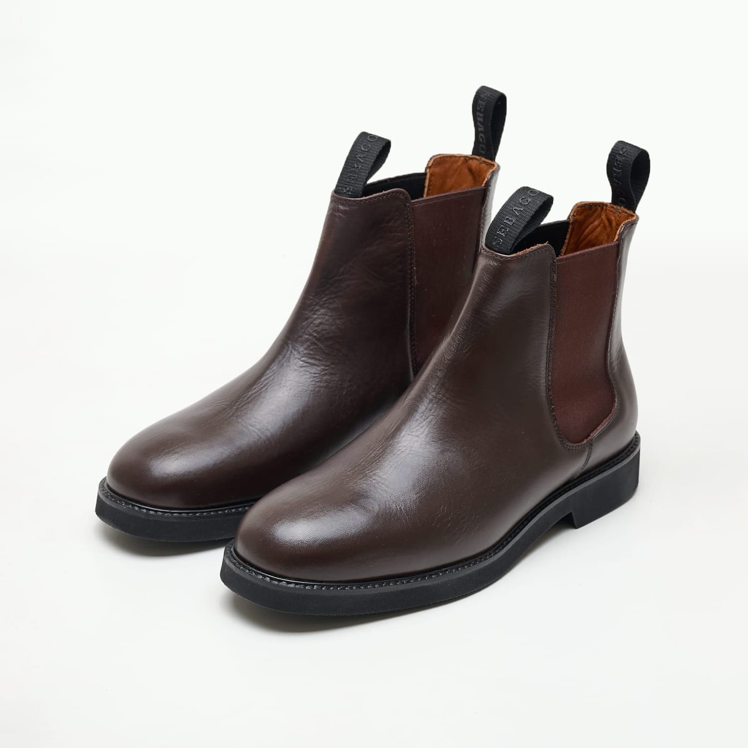 Ανδρικά Μποτάκια Chelsea.Polaris Καφέ Δέρμα Sebago Ανδρικά Μποτάκια Chelsea.Polaris Καφέ Δέρμα Sebago