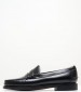 Men Moccasins Classic.Dan Black Leather Sebago