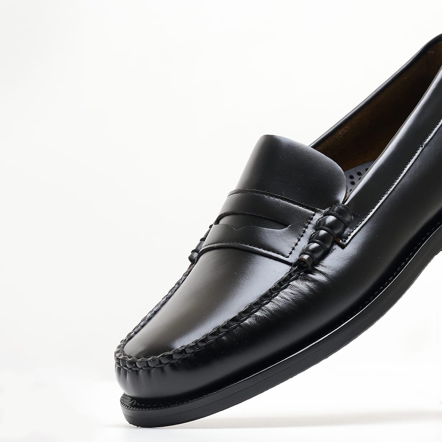 Ανδρικά Μοκασίνια Classic.Dan Μαύρο Δέρμα Sebago
