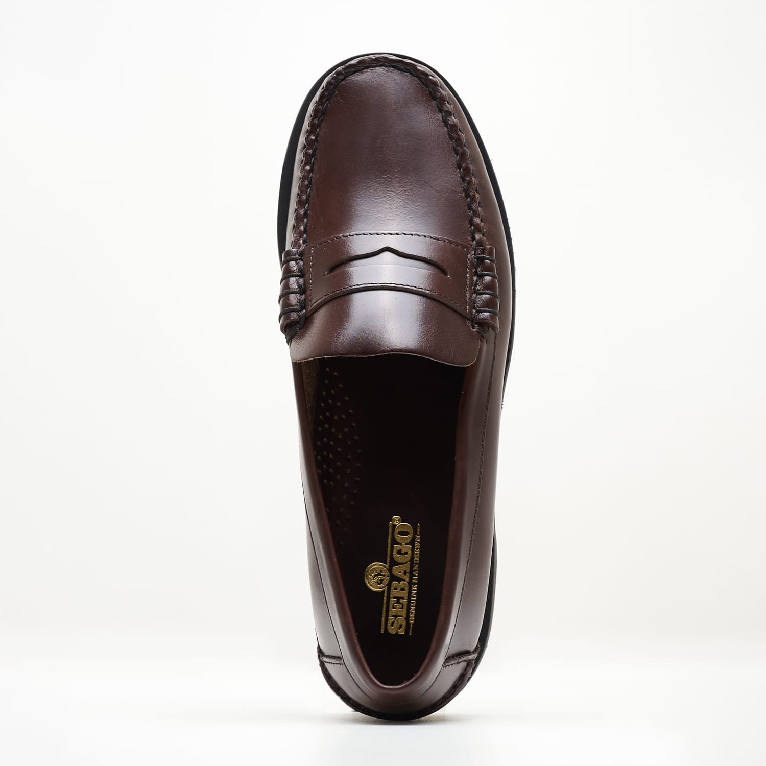 Men Moccasins Waxy.Polaris Brown Leather Sebago