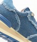 Women Casual Shoes Amazing.20.Denim Blue Fabric Liu Jo