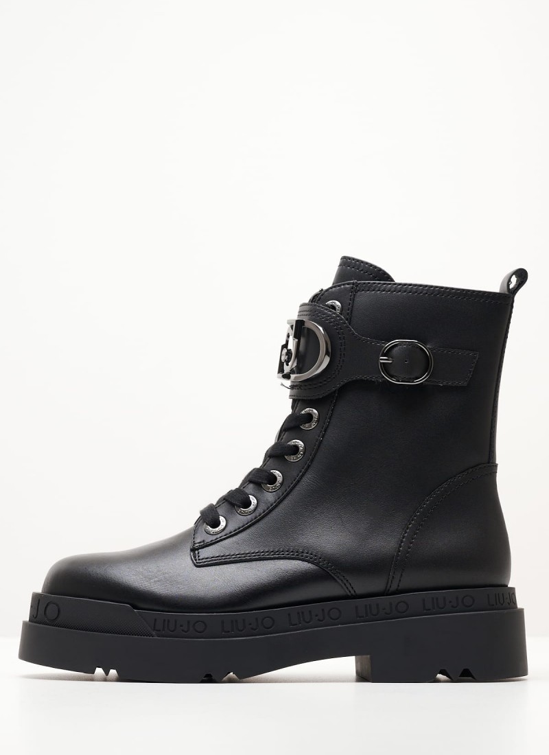 Women Boots from the LIU JO brand Love.40 Black Leather