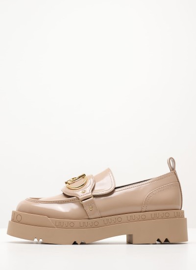 Women Moccasins Love.41 Nude ECOleather Liu Jo