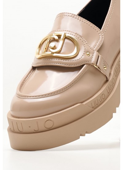 Women Moccasins Love.41 Nude ECOleather Liu Jo