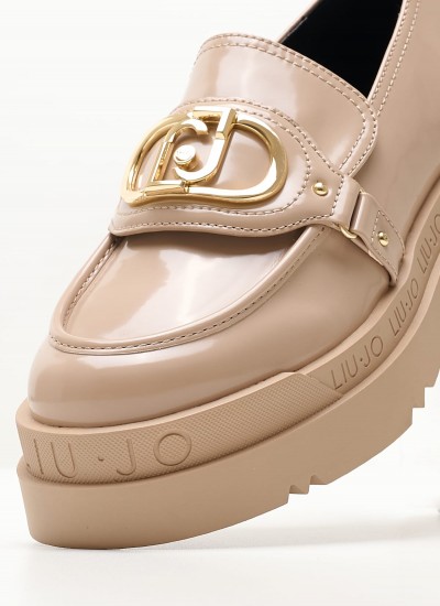 Women Moccasins Love.41 Nude ECOleather Liu Jo